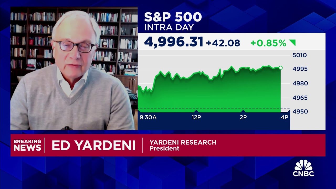 Ed Yardeni: There's no need to cut rates, the economy is doing fine