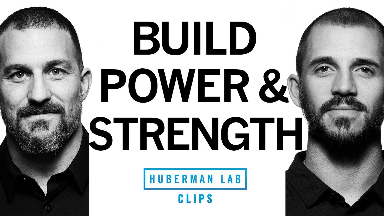 How to Build Muscular Strength & Power | Dr. Andy Galpin & Dr. Andrew Huberman