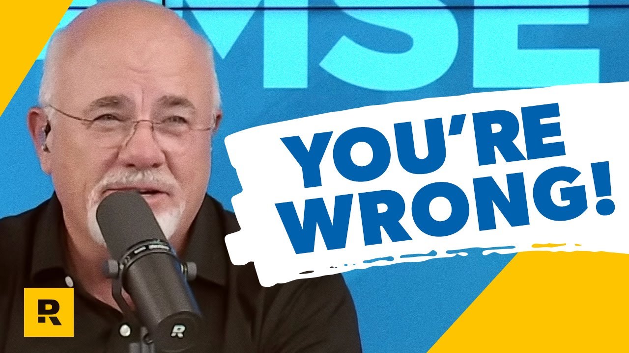I Don’t Care if You Agree With Me or Not! – Dave Ramsey Rant