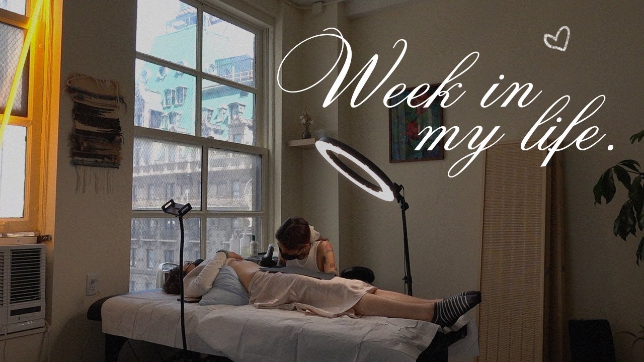 ONE WEEK// new nyc apartment, tattooing, cooking! ✨