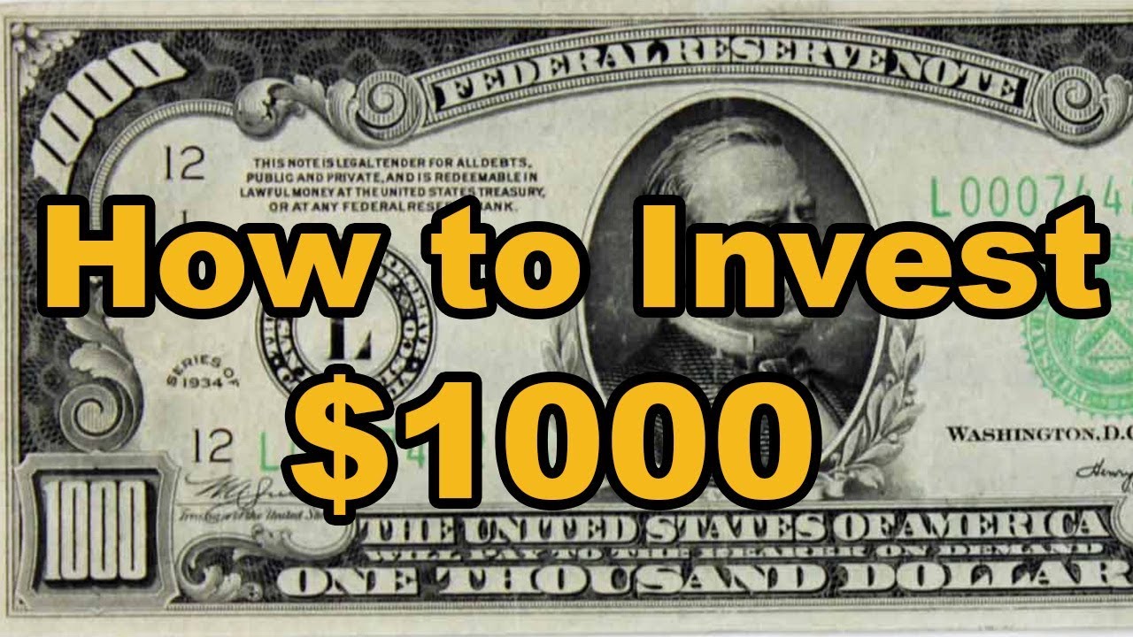 The BEST ways to invest your first $1000