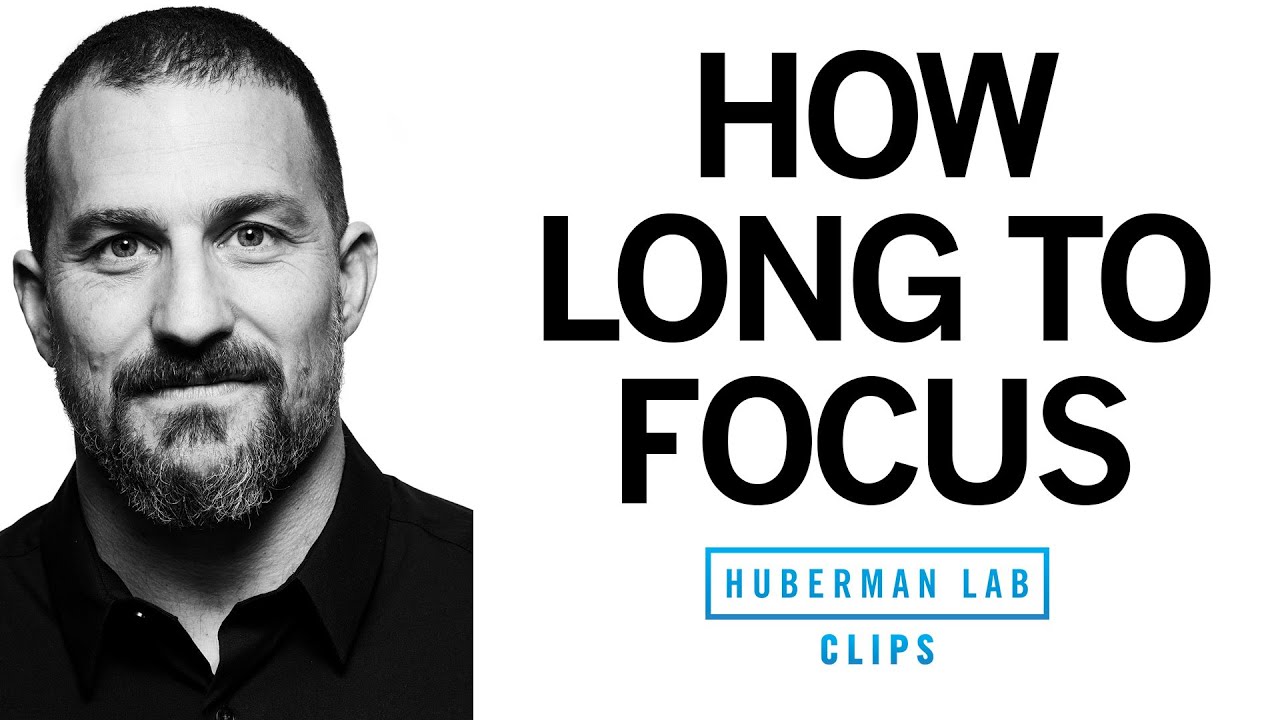 The Ideal Length of Time for Focused Work | Dr. Andrew Huberman