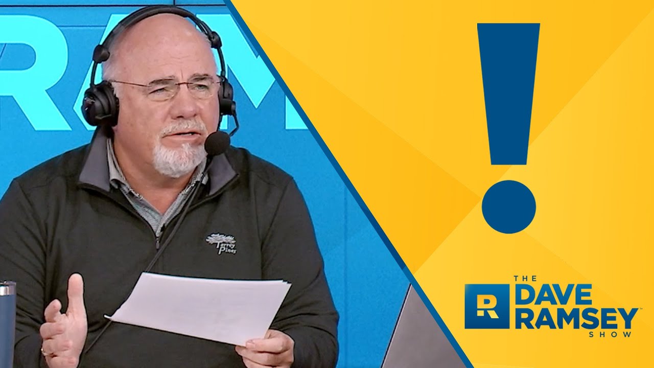 This Is Really Disturbing... - Dave Ramsey Rant
